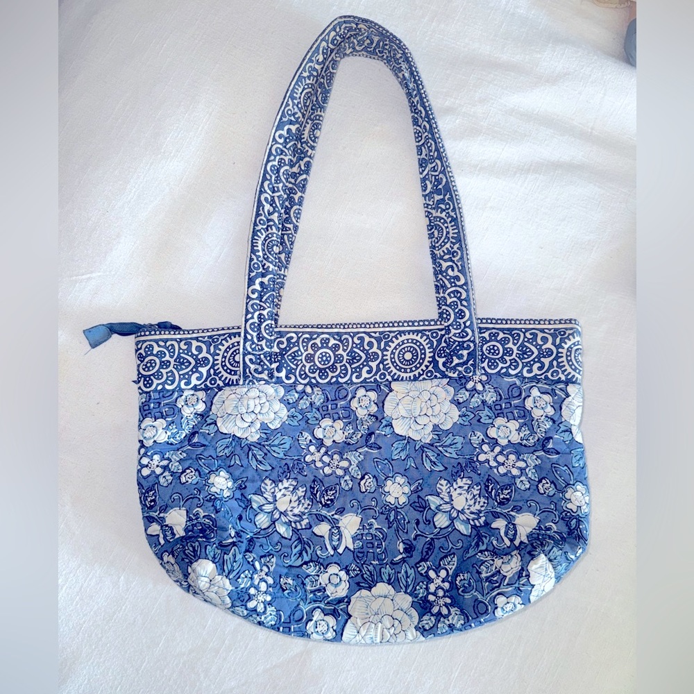 Vera Bradley Blue Quilted Tote Bag